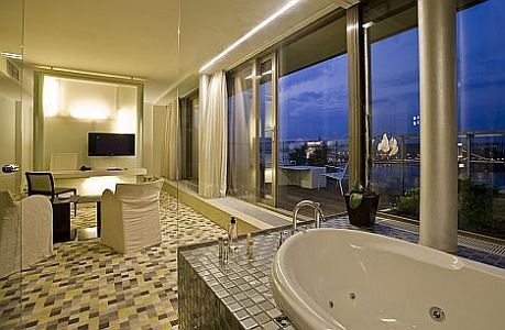 Lanchid 19 hotel in Budapest - suite with panoramic view